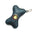 Bone-shaped Portable PU Leather Dog Poop Bag Dispenser