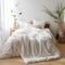 Comfortable Luxury Sateen 100% Bamboo Duvet Cover Bed Sheet Set