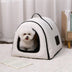 Cozy Enclosed Water-Repellent Washable Cat Cave Deep Sleep Dog Bed