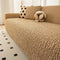 Cream Style Seersucker Breathable Stretchy Full-Coverage Magic Couch Cover