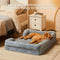 Detachable Water-Repellent Full Surround Support Orthopedic Dog Bed