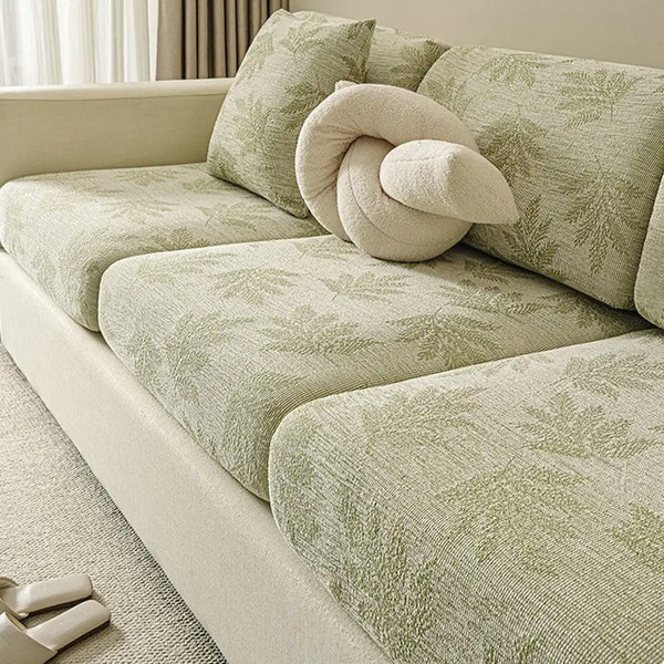 Elastic Chenille All-Season Anti-Scratch Full-Coverage Couch Cover