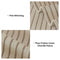 Faux Cotton-Linen Chenille Striped Breathable Scratch-Resistant Couch Cover