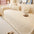 Faux Linen Scratch-Resistant Furniture Protector Sofa Blanket Couch Cover