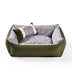 Floral Pattern Anti Static Washable All Season Dog Bed