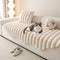 Fluffy Comfort Plush Furniture Protection Decorative Couch Cover