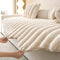 Fluffy Comfort Plush Furniture Protection Decorative Couch Cover