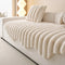 Fluffy Comfort Plush Furniture Protection Decorative Couch Cover