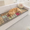 Handmade Vintage Floral Soft Stuffed Pet Mat Non-Slip Couch Cover