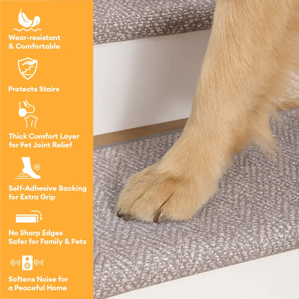 Herringbone Wear-Resistant Stair Protection Tape Free Carpet Stair Treads