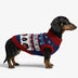 Jacquard Thick-Knit Sleeveless Dog Sweater – Designed for Dachshunds, French Bulldogs & Pugs