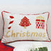 Merry Christmas Holiday Decorative Lumbar Home Sofa Pillow