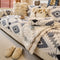 Modern Geometric Thick Plush Anti-Scratch Non-Slip Couch Cover