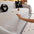 Modern Stripe Chenille Scratch-Resistant Sofa Protector Couch Cover