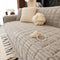 One-Piece Cozy Flannel Sofa Protection Non-Slip Outdoor Couch Cover