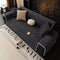 One-Piece Cozy Flannel Sofa Protection Non-Slip Outdoor Couch Cover