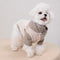 Plush Coat & Matching Turtleneck Sweater Two-Piece Dog Outfit Set