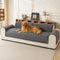 Quilted Square Simple Comfortable Sofa Protector Non-Slip Couch Cover
