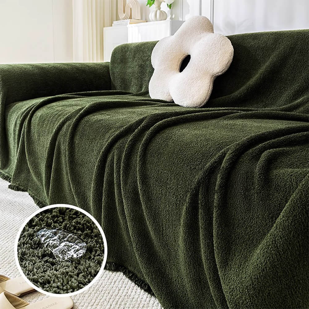 Soft Plush Water-resistant Multi-Purpose Furniture Armchair Sofa Cover