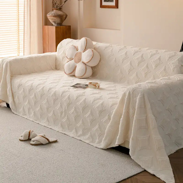 Star Series Plush Multifunctional Sofa Protective Couch Cover