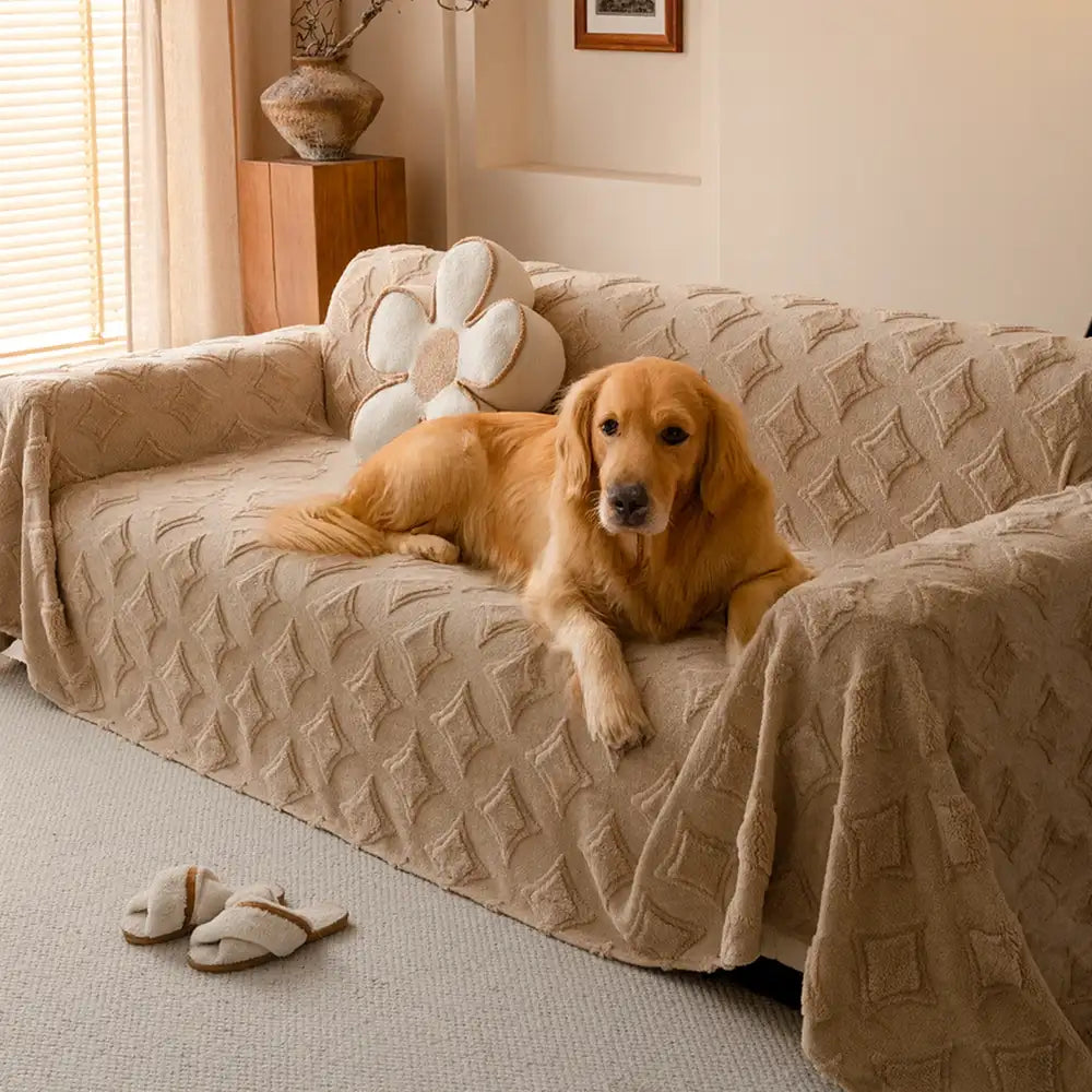 Star Series Plush Multifunctional Sofa Protective Couch Cover