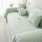 Textured Cooling Ice Silk Skin-Friendly Breathable Sofa Blanket Washable Couch Cover