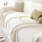 Textured Cooling Ice Silk Skin-Friendly Breathable Sofa Blanket Washable Couch Cover