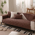 Velvety Soft Short Plush Modern Interiors Couch Cover