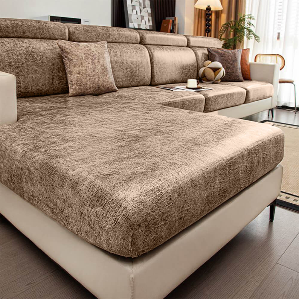 Vintage Water-repellent Silky Polyester Stretch Magic Couch Cover