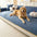 Washed Cotton Skin-Friendly Breathable Sofa Protector Non-slip Couch Cover