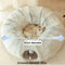 2 in 1 Foldable Indoor Soft Round Cat Tunnel Bed - FUNNYFUZZY