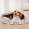 Calming Plush Semi-Enclosed Pet Nest Pita Bed For Dogs - FUNNYFUZZY