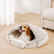 Calming Plush Semi-Enclosed Pet Nest Pita Bed For Dogs - FUNNYFUZZY