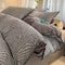 Classic Leaf Style Pure Cotton Sanded Bedding
