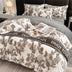 Elegant European Style Milk Velvet Anti-Static Warmth Bed Sheet Set