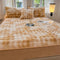 Gradient Cream Bubble Thickened Faux Rabbit Fur Warm Fitted Sheet Mattress Cover