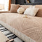 All Season Nordic Style Carved Plush Decorative Non-Slip Outdoor Couch Cover