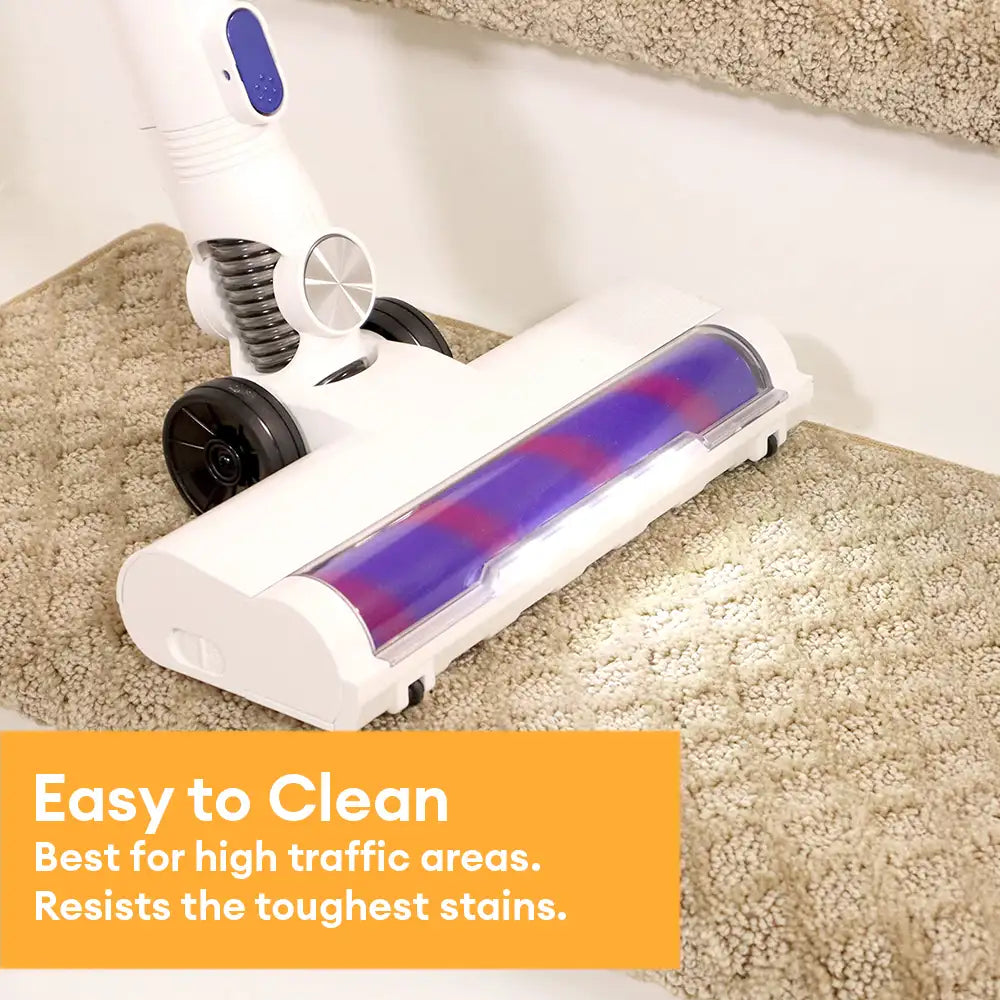 Soft Plush Indoor Stair Protectors Pet Friendly Tape Free Carpet Stair Treads