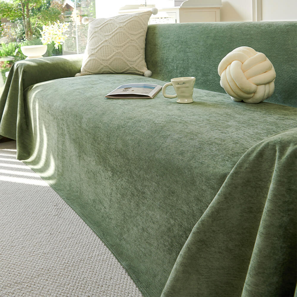 Soft and Waterproof Scratch-Resistant Non-Linting Throw Outdoor Couch Cover