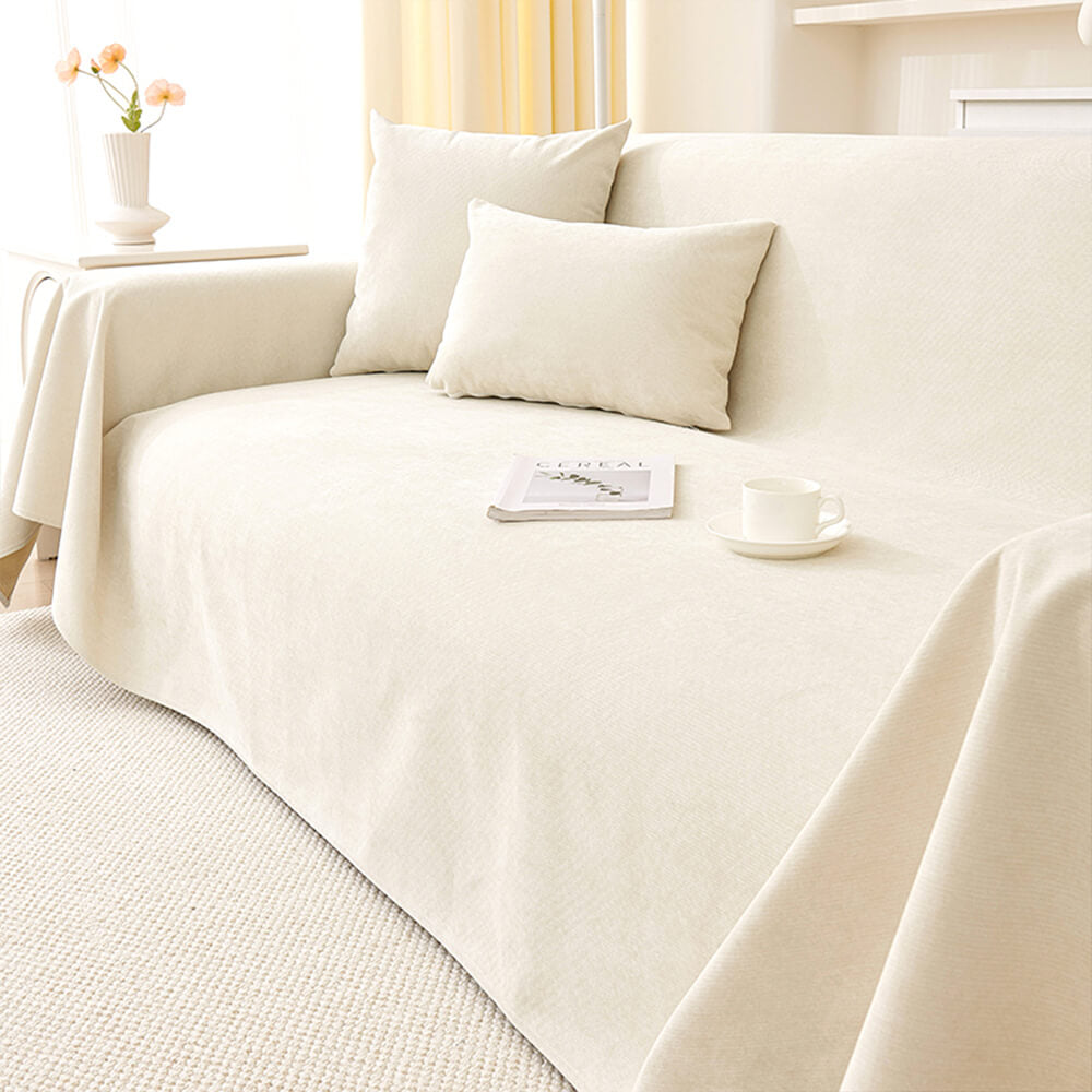 Soft and Waterproof Scratch-Resistant Non-Linting Throw Armchair Sofa Cover