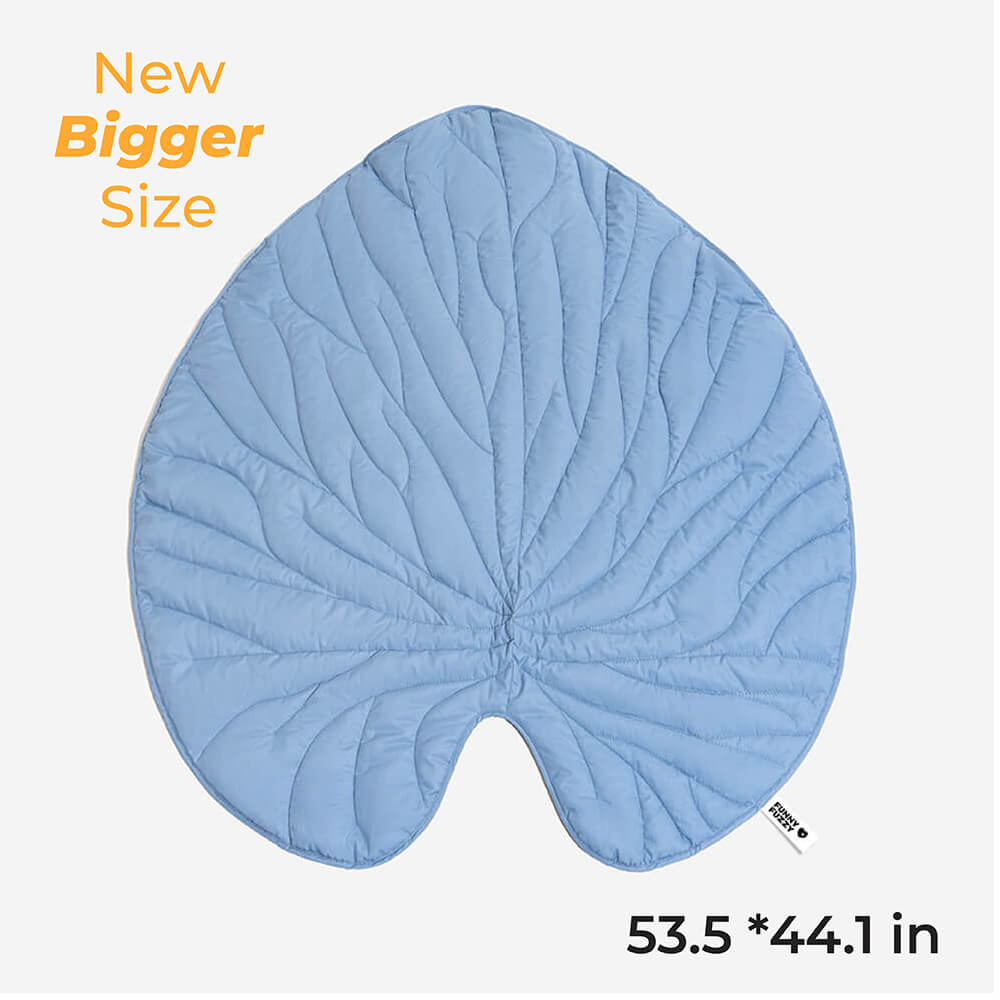Super Large Leaf Shape Human Mat Dog Blanket - FUNNYFUZZY
