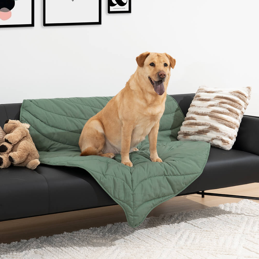 Super Large Leaf Shape Human Mat Dog Blanket - FUNNYFUZZY