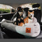 Travel Bolster Safety Medium Large Dog Car Back Seat Bed - FUNNYFUZZY