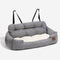 Travel Bolster Safety Medium Large Dog Car Back Seat Bed - FUNNYFUZZY