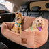 Travel Bolster Safety Medium Large Dog Car Back Seat Bed - FUNNYFUZZY
