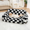 Vintage Leisure Diamond Dog & Cat Sofa Bed - FUNNYFUZZY