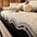 Wavy Pattern Anti-Scratch Plush Couch Cover