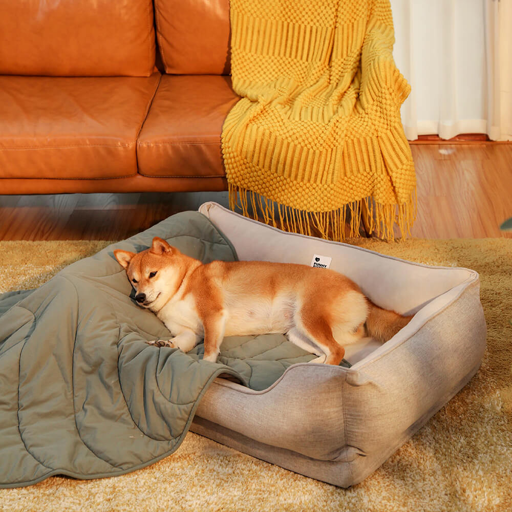 Dog Bed - Square Bread - FUNNYFUZZY