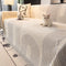 Geometric Striped Chenille Durable Sofa Protection Couch Cover