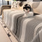 Geometric Striped Chenille Durable Sofa Protection Couch Cover